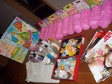 photo of mobile spa items including magazines and towels